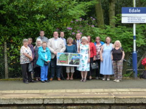 Edale train station group picture