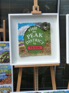 Visit the Peak District by Train Art